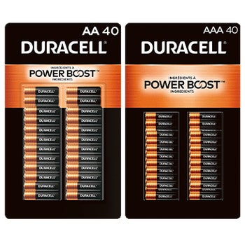 Duracell Alkaline Batteries AA AND/OR AAA