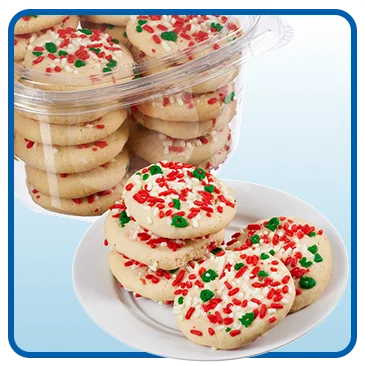 Kirkland Signature Butter Sugar Cookies with Christmas Sprinkles
