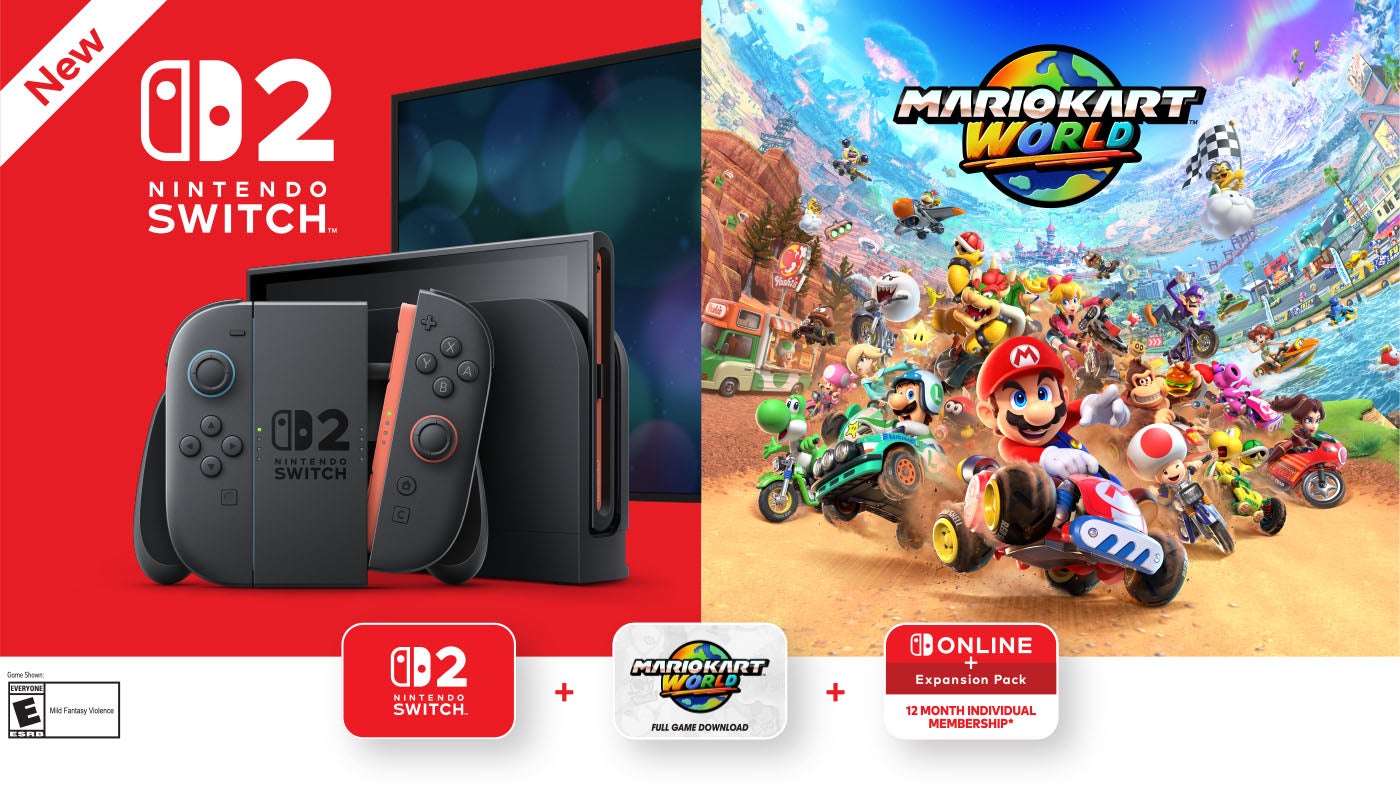 Nintendo Switch 2 + Mario Kart World Bundle