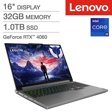 Lenovo LEGION 5i 16-inch Gaming Laptop with 14th Gen Intel Core i9 Processor and GeForce RTX 4060 Graphics