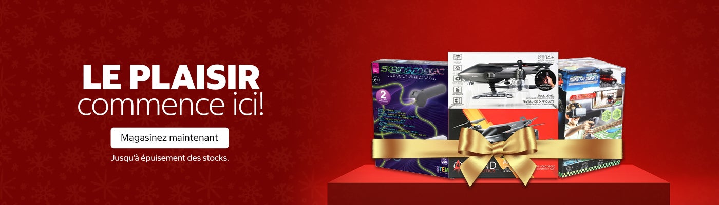 LE PLAISIR commence ici!  Jusqu'à épuisement des stocks. Magasinez maintenant.