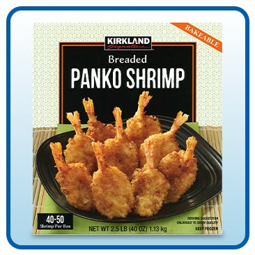 Kirkland Signature Breaded Panko Shrimp 2.5 lbs