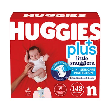 Huggies Plus Little Snugglers Newborn Diapers