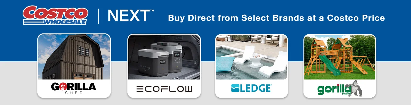 Costco Next. Buy Direct from Select Brands at a Costco Price