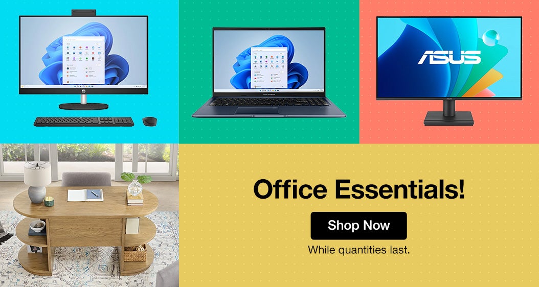 Office Essentials! While quantities last. Shop Now.