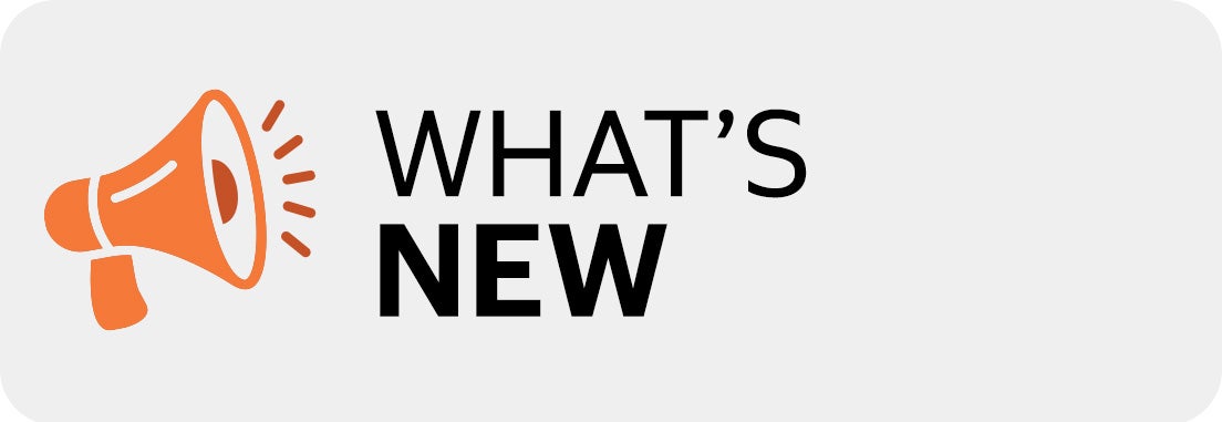 What's new.