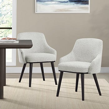 Aiden & Ivy Fabric Dining Chair, 2-pack.