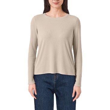 Mondetta Women's Ribbed Long Sleeve Top