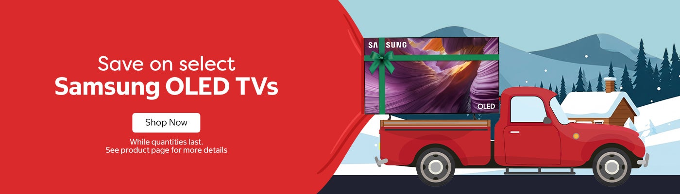 Save on select Samsung OLED TVs.  See product page for more details  Shop Now. While quantities last.