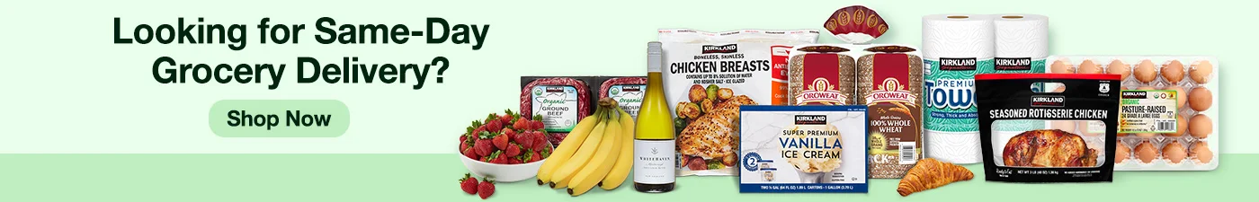 Looking for Same-Day Grocery Delivery?  Shop Now