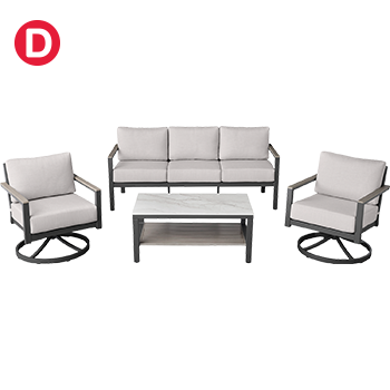 Agio Nicolet 4-Piece Outdoor Patio Seating Set