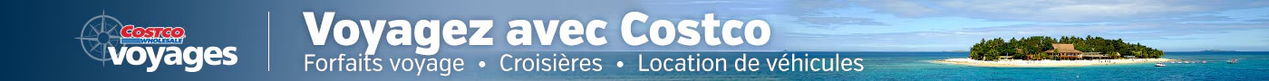 Voyages Costco. Voyagez avec Costco. Forfaits voyage, croisières et location de véhicules