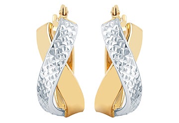 gold earrings