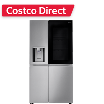 LG 27 cu.ft. Smart Side-By-Side InstaView Door-in-Door Refrigerator with Craft Ice in Stainless Steel