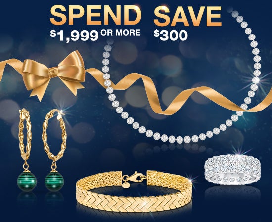 Shop Jewelry Spend Save, spend $1,999.99 and get $300 off