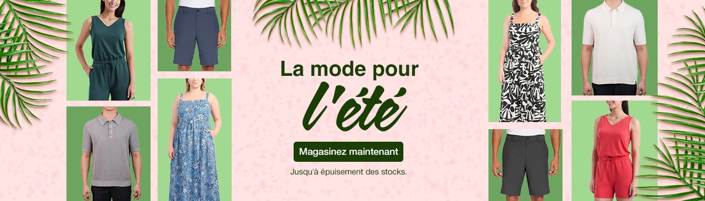 La mode pour l'été. Magasinez maintenant. Jusqu'à épuisement des stocks.