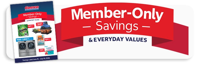 Member Only Savings in Warehouse and online