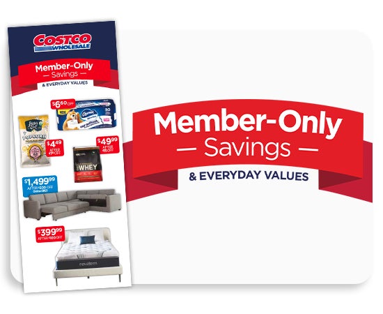 Member Only Savings in Warehouse and online