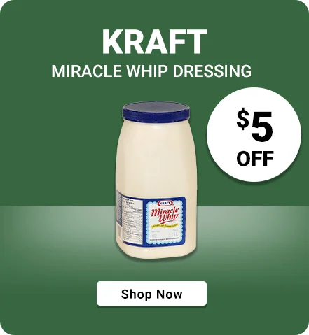 Kraft Miracle Whip dressing. $5 OFF. Shop Now