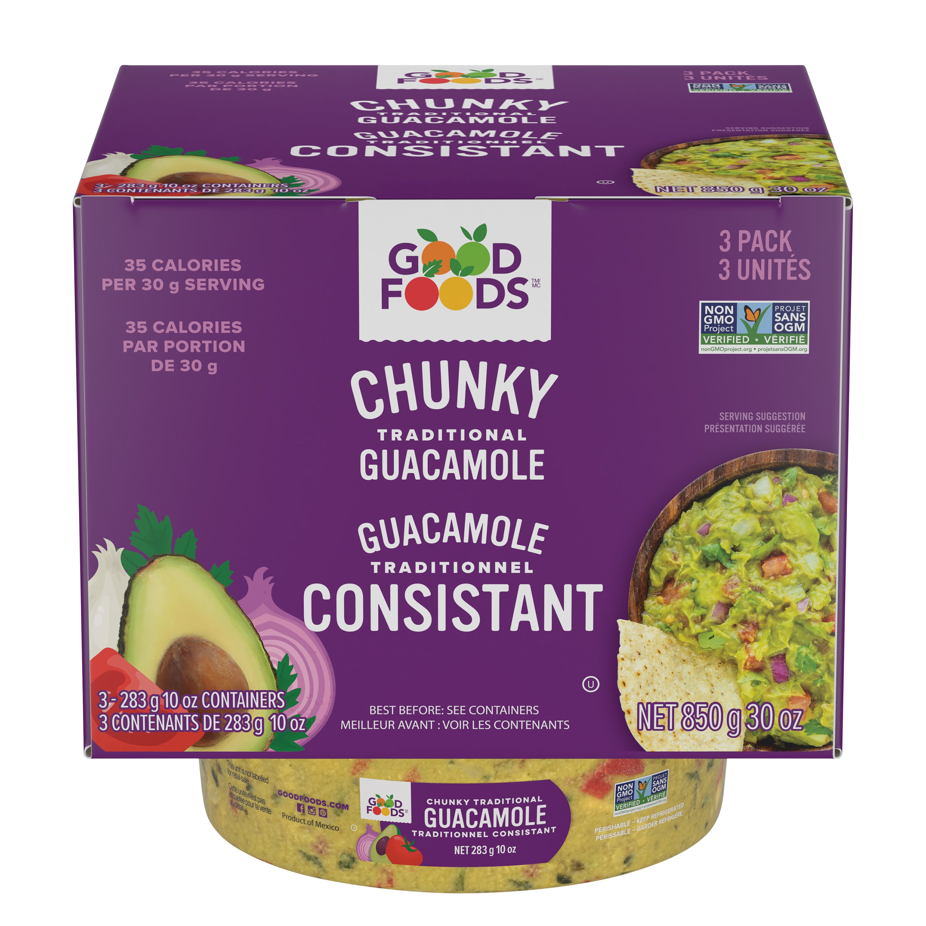 Good Foods chunky traditional guacamole