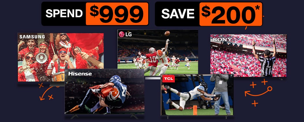 Spend $999 Save $200*