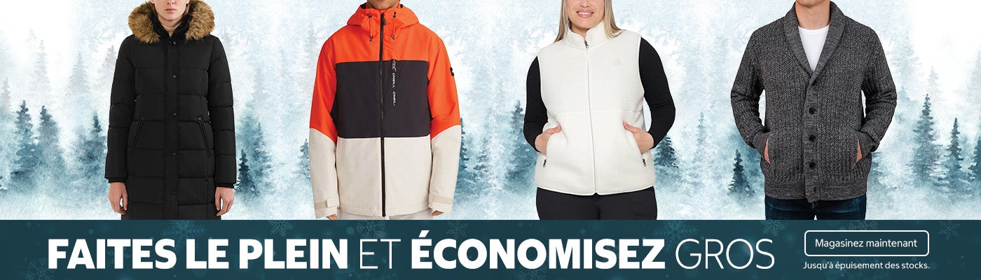 Faites le plein et économisez gros   Magasinez maintenant.  Jusqu’à épuisement des stocks