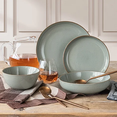 over&back Options 16-piece Dinnerware Set