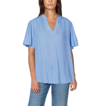 Well Worn Women's V-Neck Blouse