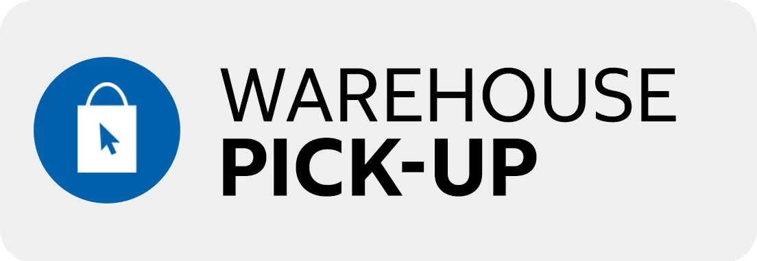 Warehouse pick-up.