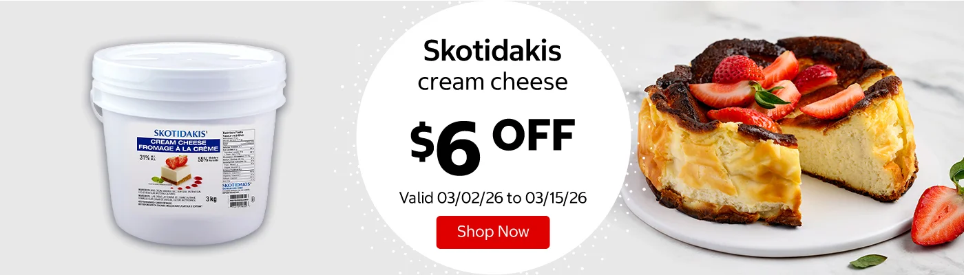 Skotidakis cream cheese $6 Off. Valid 03/02/26 to 03/15/26. Shop Now 