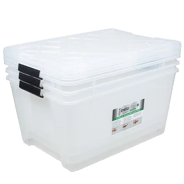 Greenmade 45 qt Storage Bins with Locking Handles and Lids