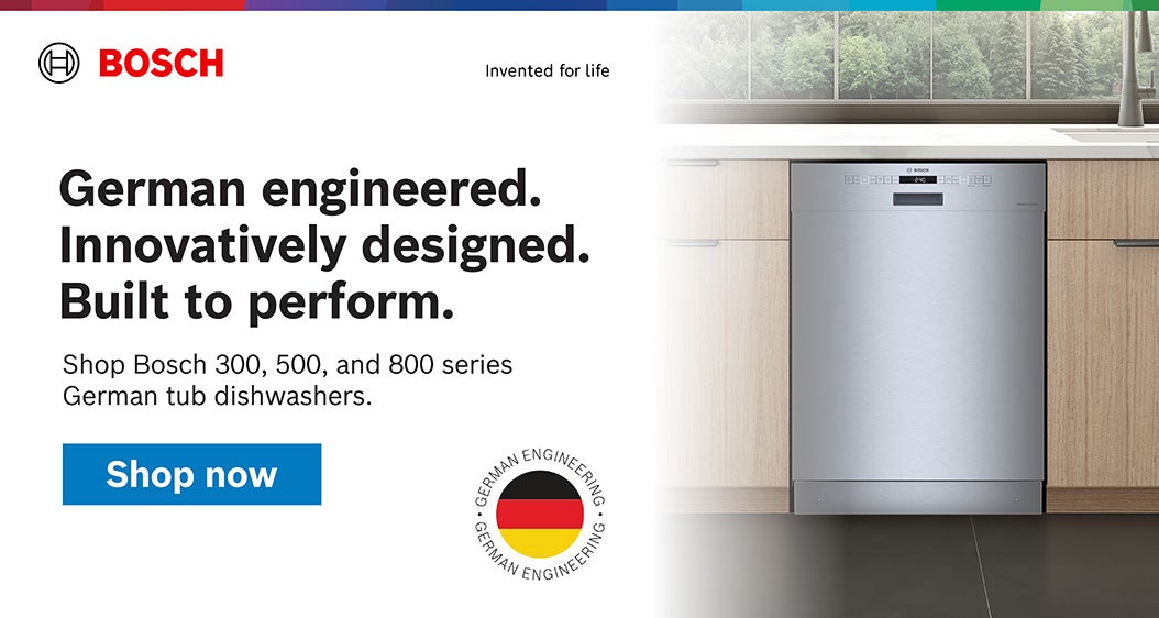 BOSCH Invented for life German engineered. Innovatively designed. Built to perform.  Shop Bosch 300, 500, and 800 series German tub dishwashers. Shop Now