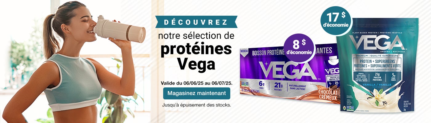 Découvrez notre sélection de protéines Vega. Valide du 06/06/25 au 06/07/25. Magasinez maintenant. Jusqu’à épuisement des stocks.