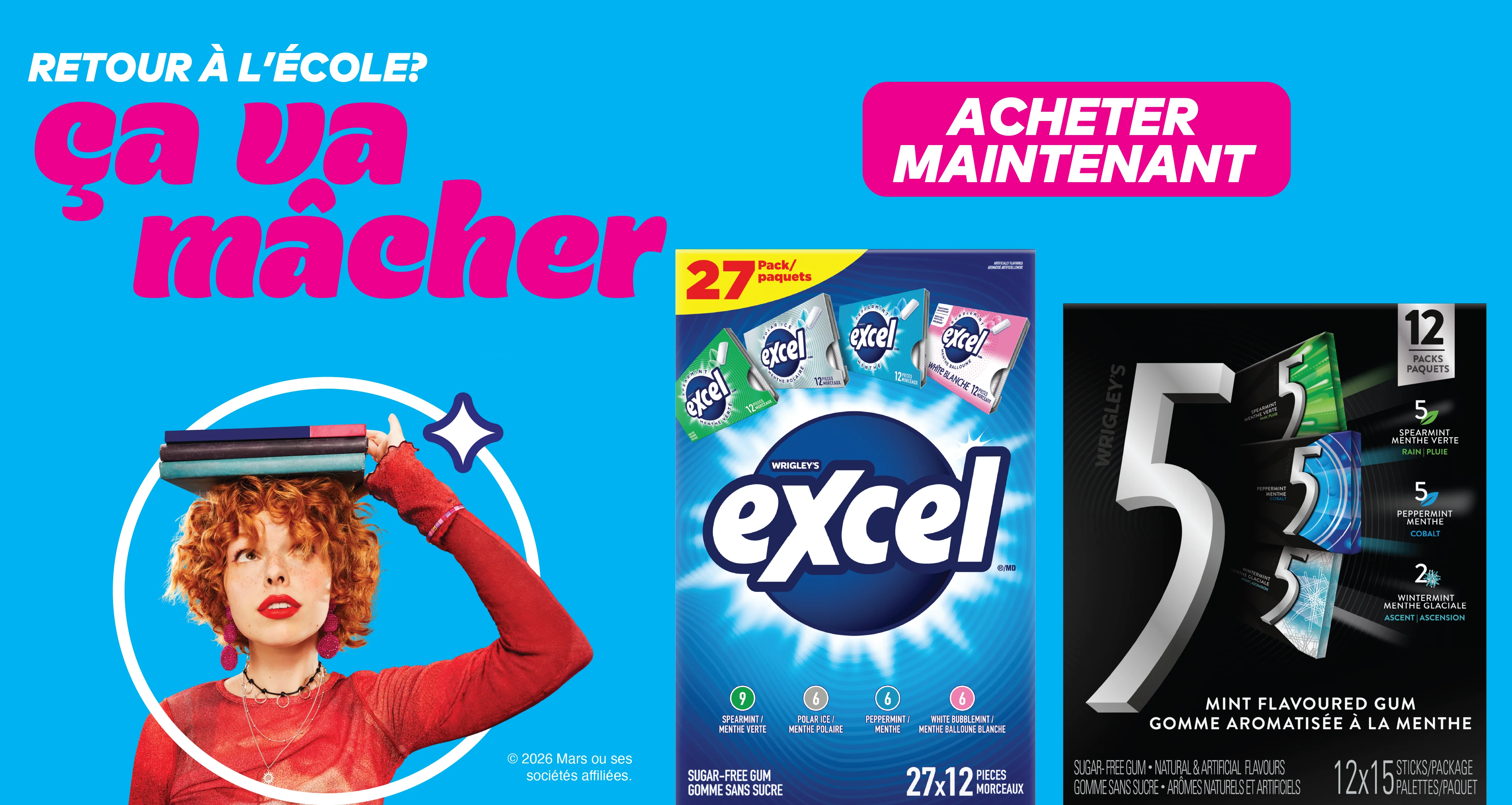 RETOUR À L'ÉCOLE? ça va mâcher Magasinez maintenant Jusqu'à epuisement des stocks