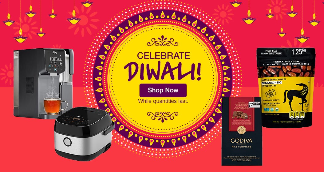 Celebrate Diwali!  Shop Now. While quantities last.