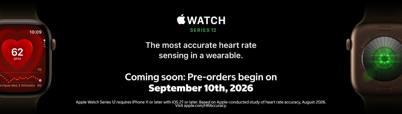 Watch series 12 Coming soon Pre-orders begin on September 10th, 2026