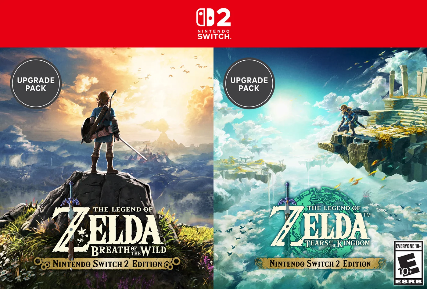 Nintendo Switch 2 The Legend of Zelda Upgrade Packs