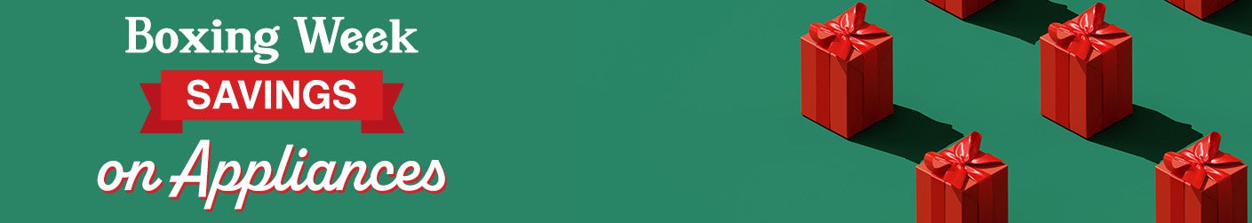 Boxing Week Savings on Appliances.