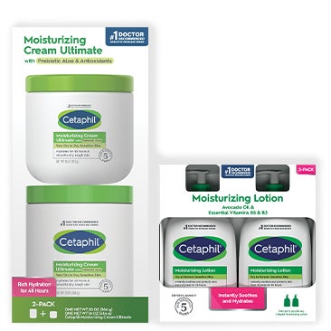 Cetaphil Moisturizing Cream Ultimate  AND/OR Moisturizing Lotion