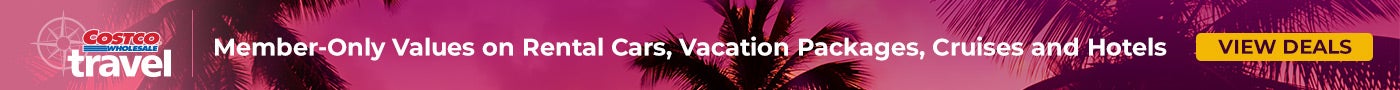 Costco travel. Member-only values on rental cars, vacation packages, cruises and hotels. View deals.
