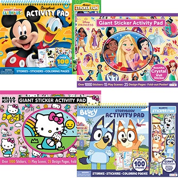 Storybook AND/OR Giant Sticker Pad Activity Pad