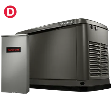 Honeywell 22kW Home Standby Generator with Transfer Switch