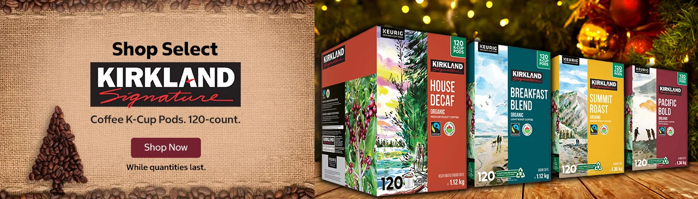 Shop Select KIRKLAND Signature Coffee K-Cup Pods. 120-count.  Shop Now  While quantities last.