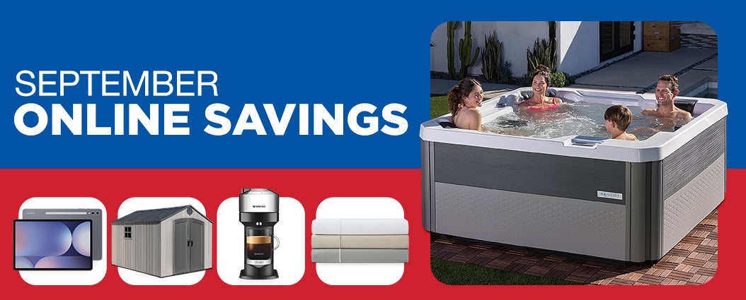 Shop September Online Savings!