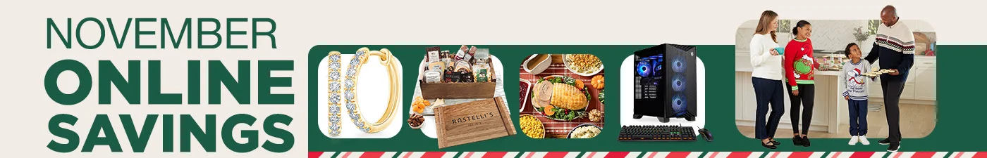 Shop November Online Savings!