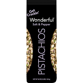Wonderful Salt & Pepper Pistachios