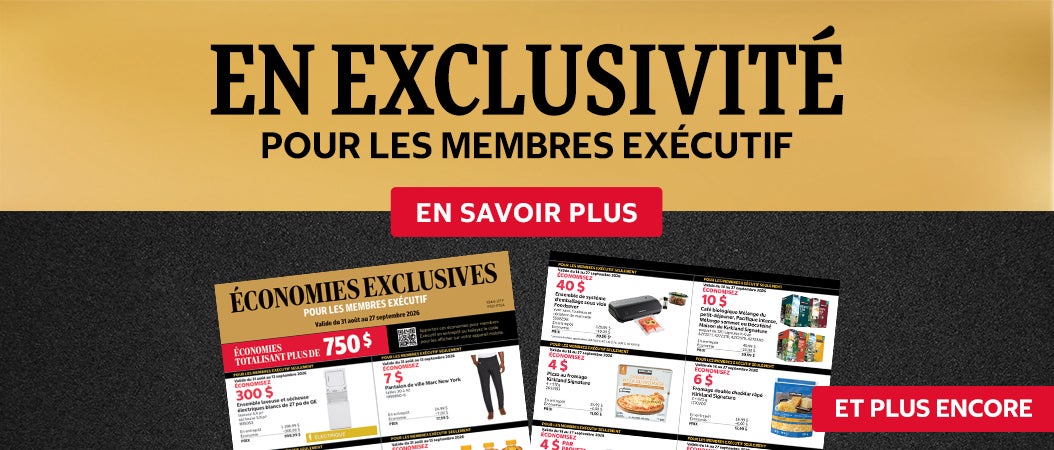 EN EXCLUSIVITÉ POUR LES MEMBRES EXÉCUTIF EN SAVOIR PLUS
