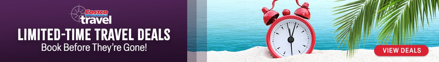 Costco Travel. Limited-Time Travel Deals. Book Before They’re Gone. View Deals.