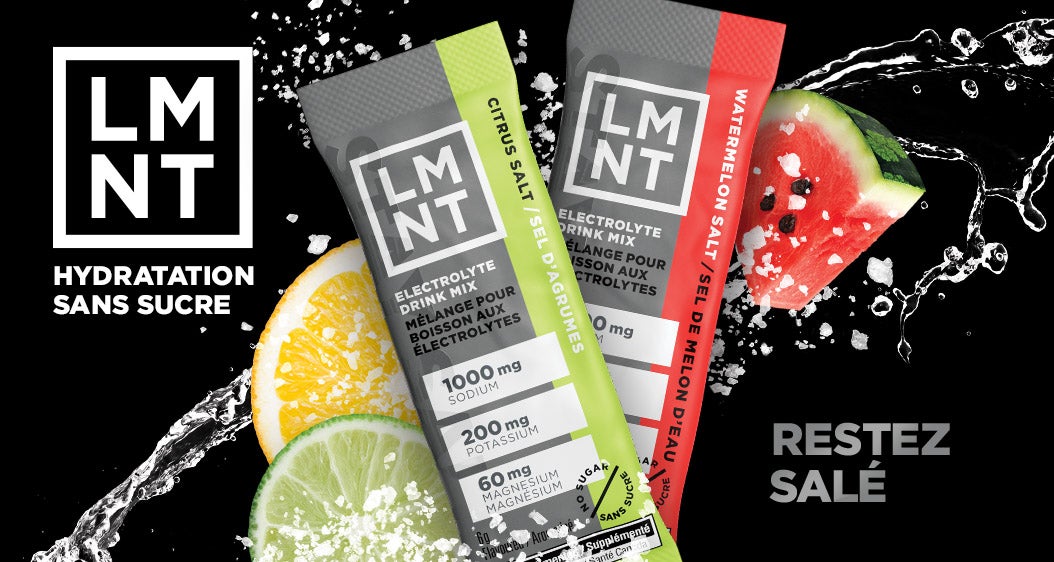 LMNT  HYDRATATION SANS SUCRE  RESTEZ SALÉ