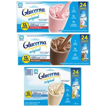 Glucerna Diabetic Nutritional Beverage Chocolate, 8 fl oz, 24 Shakes